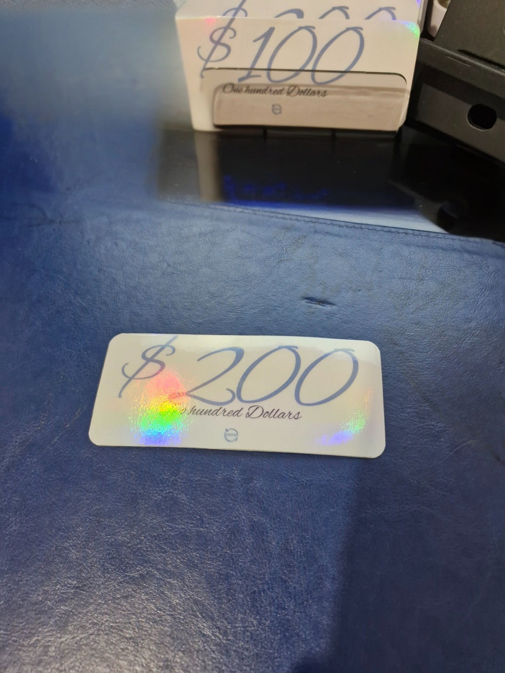 Holographic Cash Placeholders - Denominations Bundle - Cash Stuffing Essentials