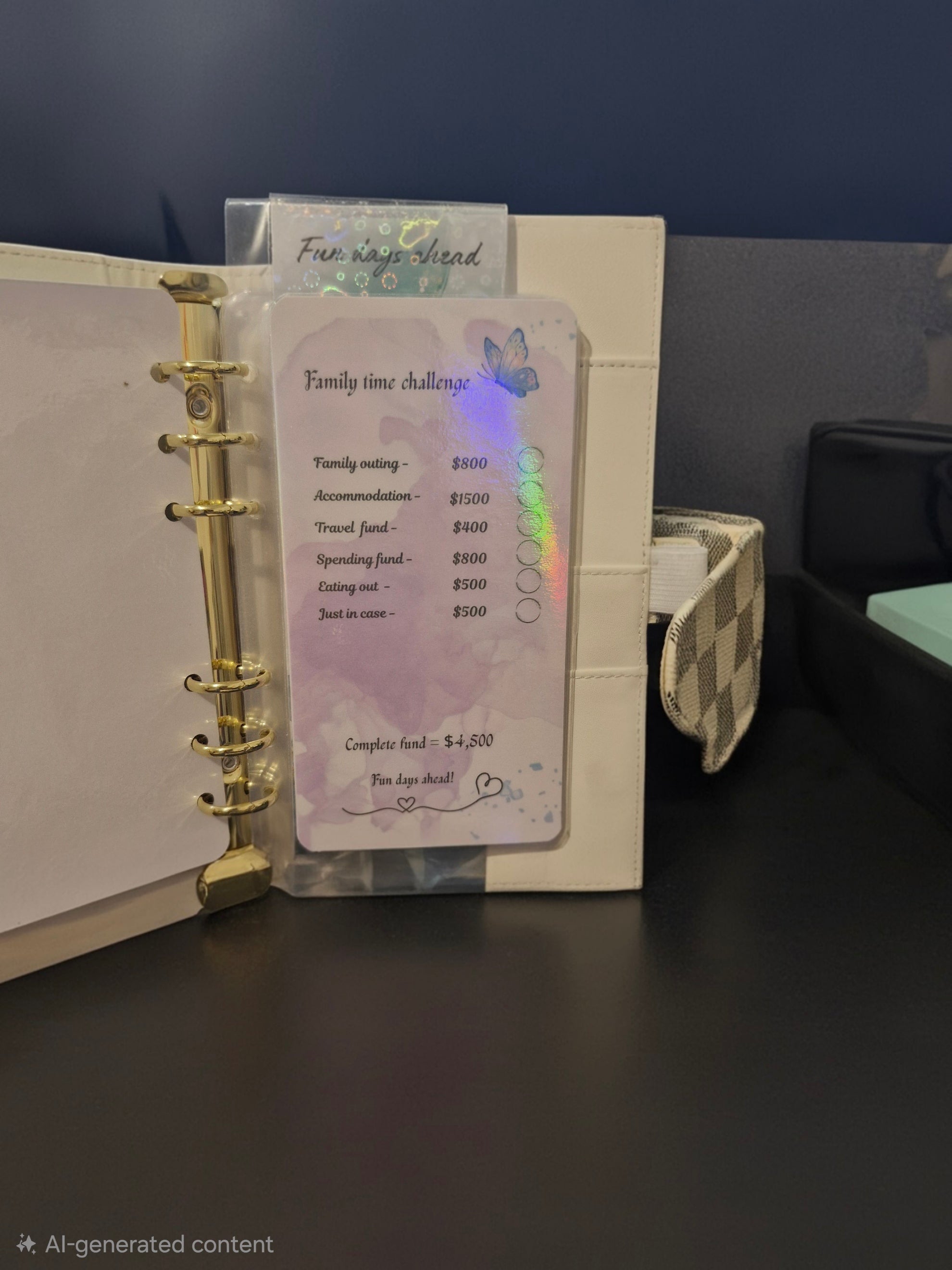 Family outing saving Challenge