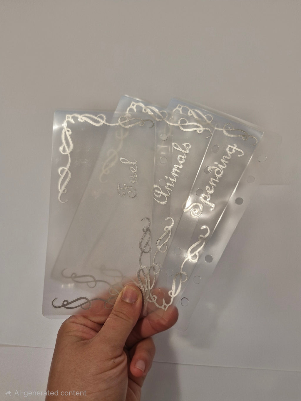 Cash Stuffing Envelope - Individual Budget Envelope for Cash Envelope System - Gloss Finish