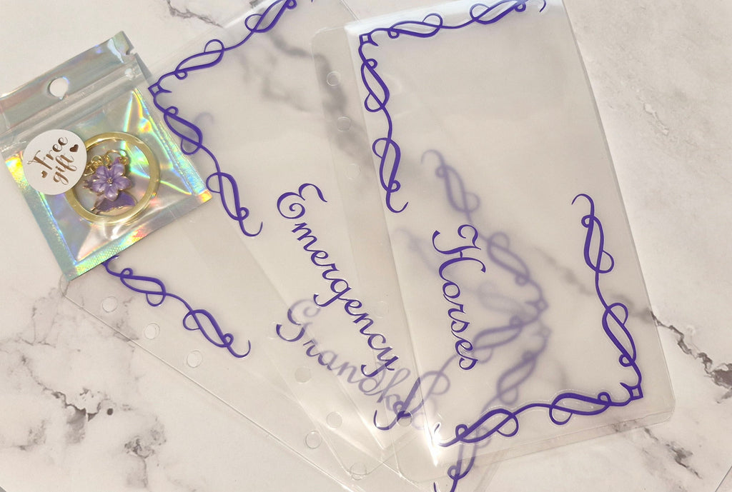 Cash Stuffing Envelope - Individual Budget Envelope for Cash Envelope System - Gloss Finish